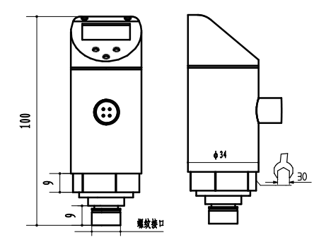 智能壓力開關(guān)電子結(jié)構(gòu)